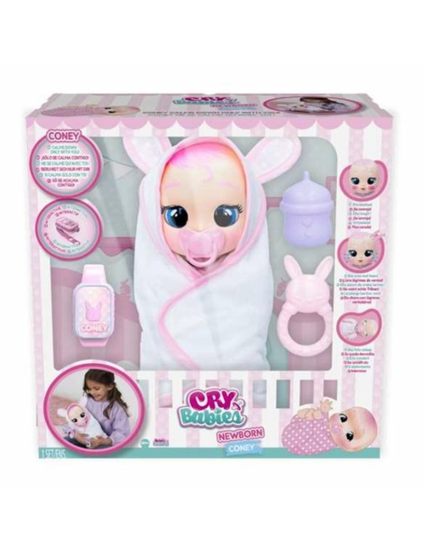 Boneco Bebé IMC Toys Cry Babies Coney 30 cm - Imc Toys