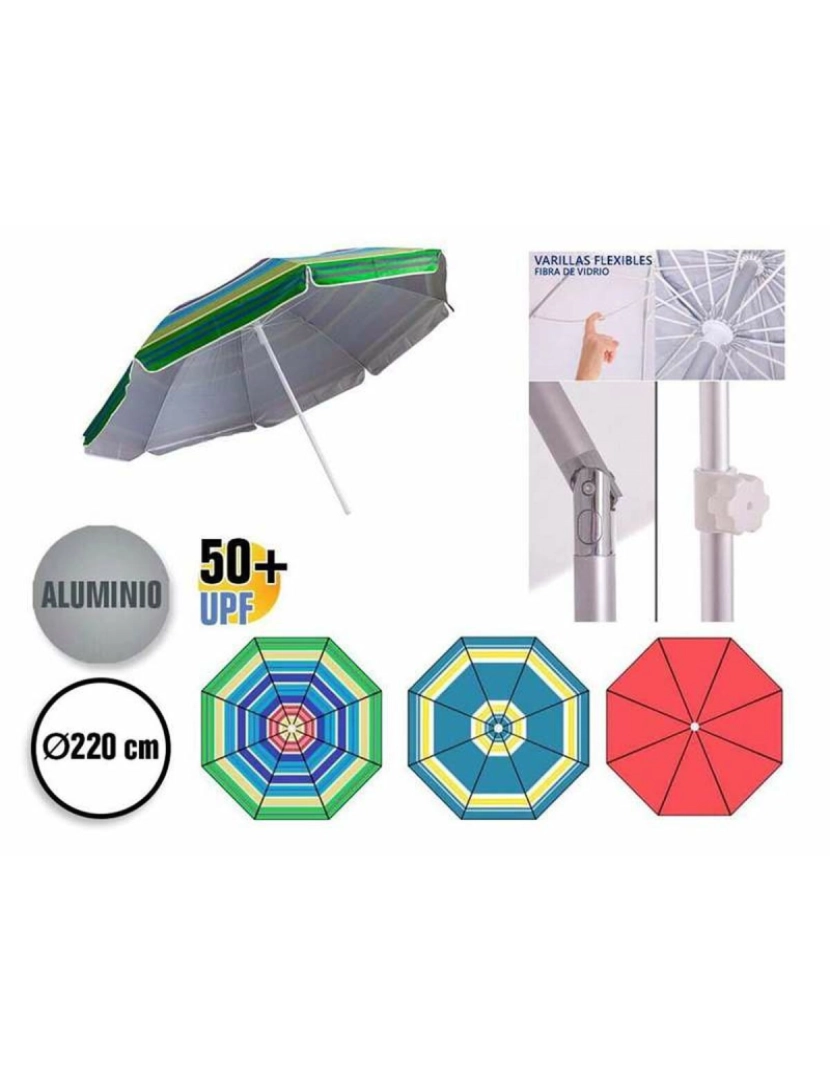 imagem de Parasol Alumínio 220 cm2