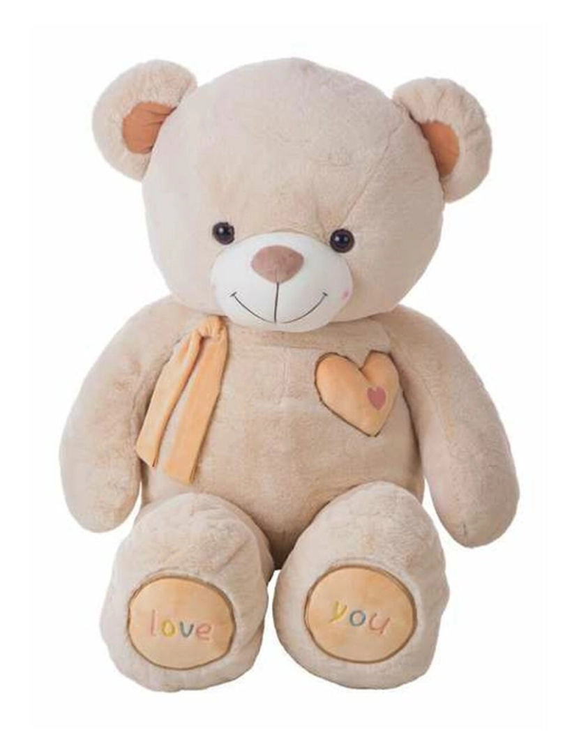 Bigbuy Kids - Peluche Valentin Bege Urso 115 cm