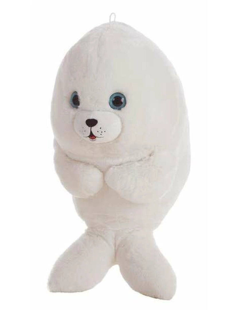 Bigbuy Kids - Peluche Foca Branco 24 cm