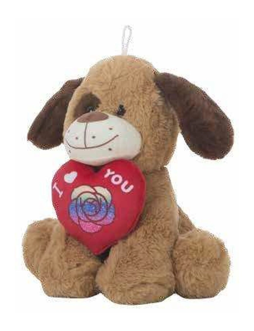 Bigbuy Kids - Peluche Amour Coração Cão 25cm