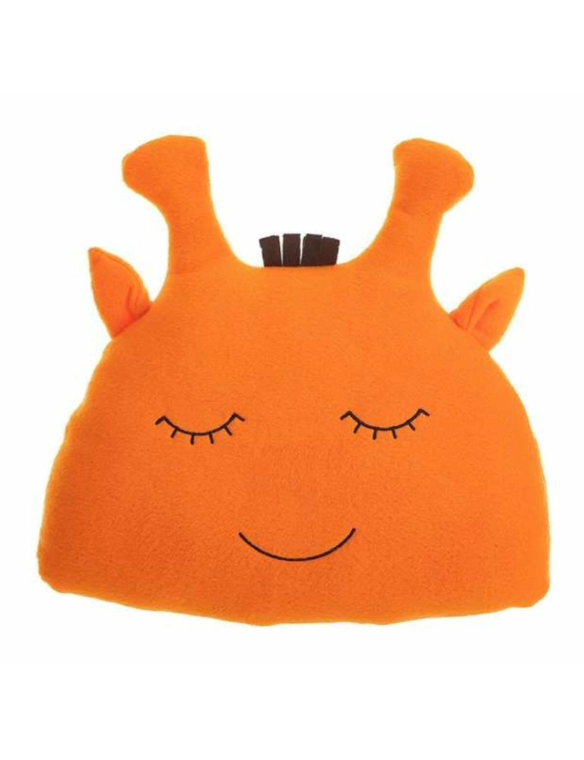 Bigbuy Kids - Almofada Girafa 35 x 34 cm Laranja