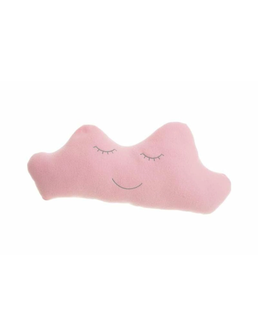 Bigbuy Kids - Almofada Nuvens 50 x 24 cm Cor de Rosa