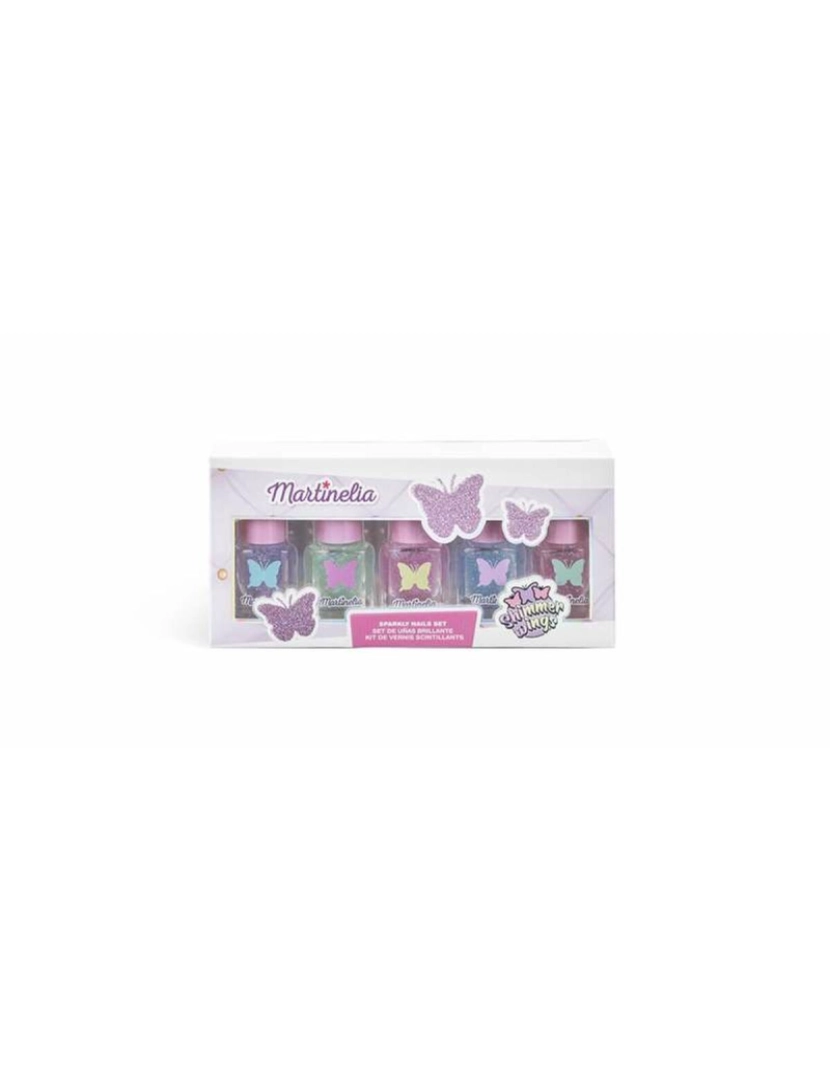 Martinelia - verniz de unhas Martinelia Shimmer Wings Nail Polish Infantil Conjunto 5 Unidades