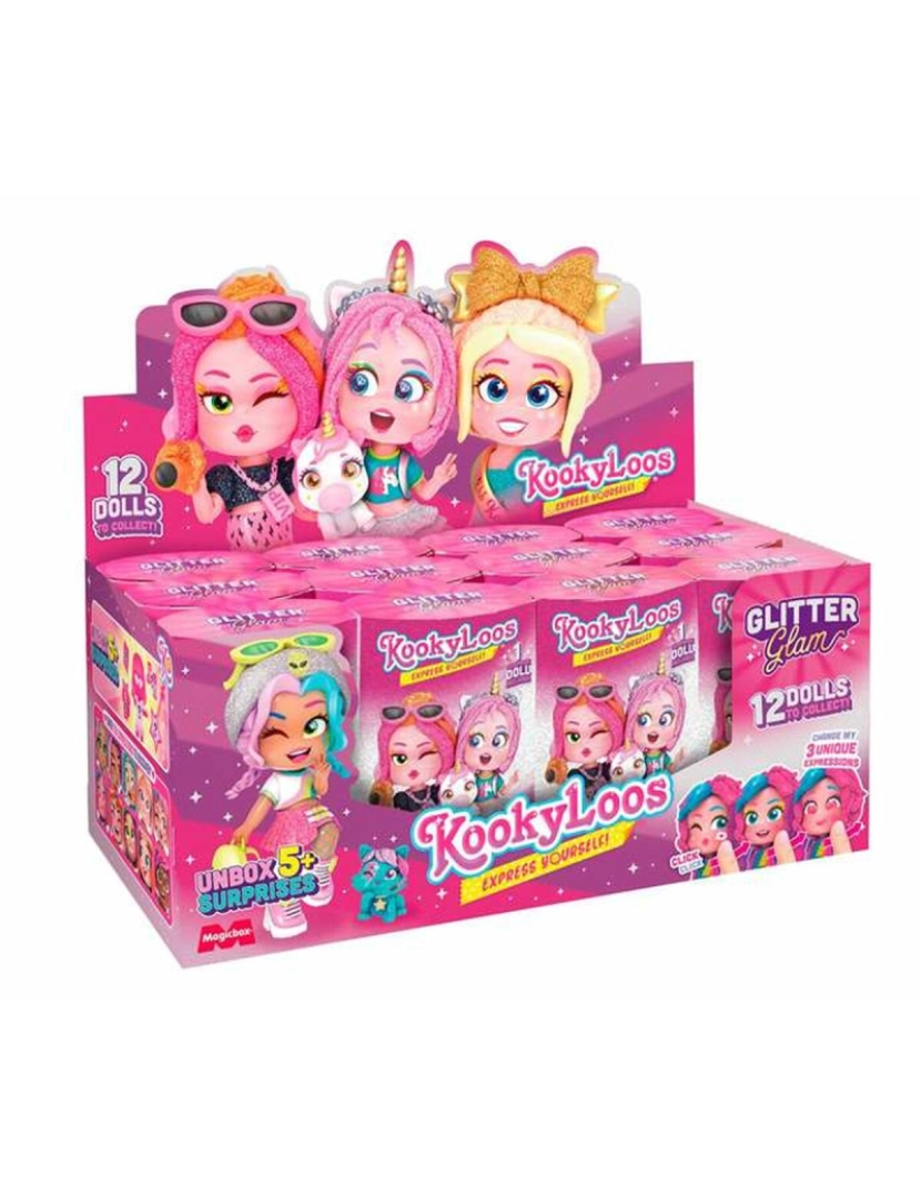 imagem de Boneca com Animal Kookyloos Glitter Glam 1 Unidade4