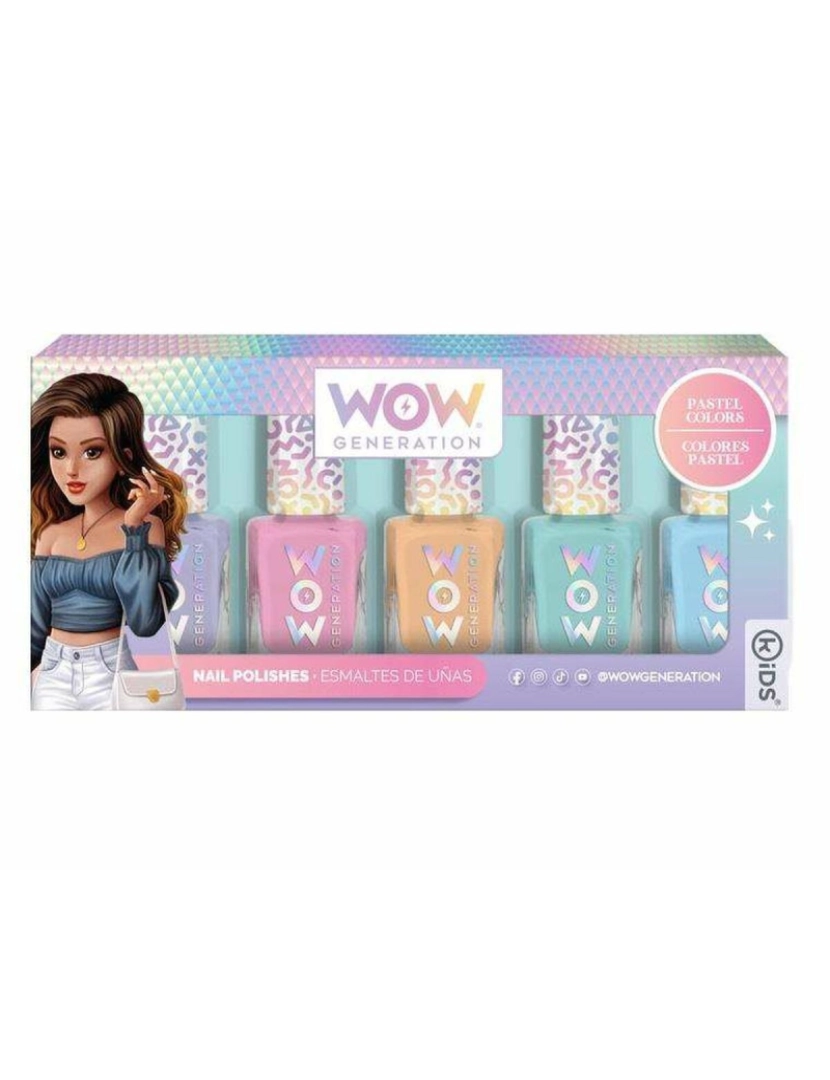 imagem de verniz de unhas Wow Generation   5 Unidades Infantil Conjunto2