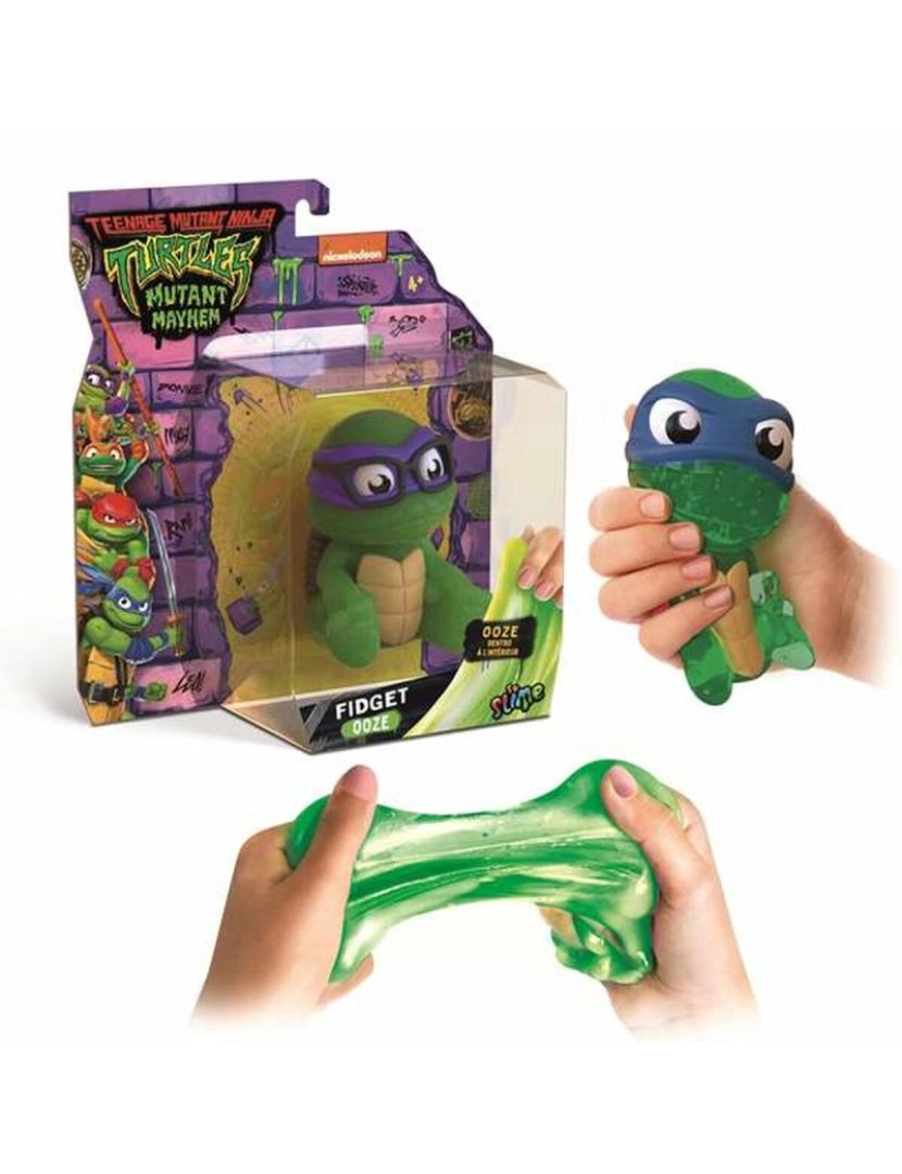 Canal Toys - Figuras de Ação Canal Toys Fidget Slime tortugas ninja