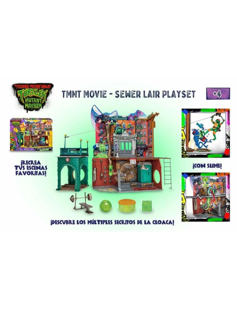 imagem de Playset Famosa tortugas ninja3