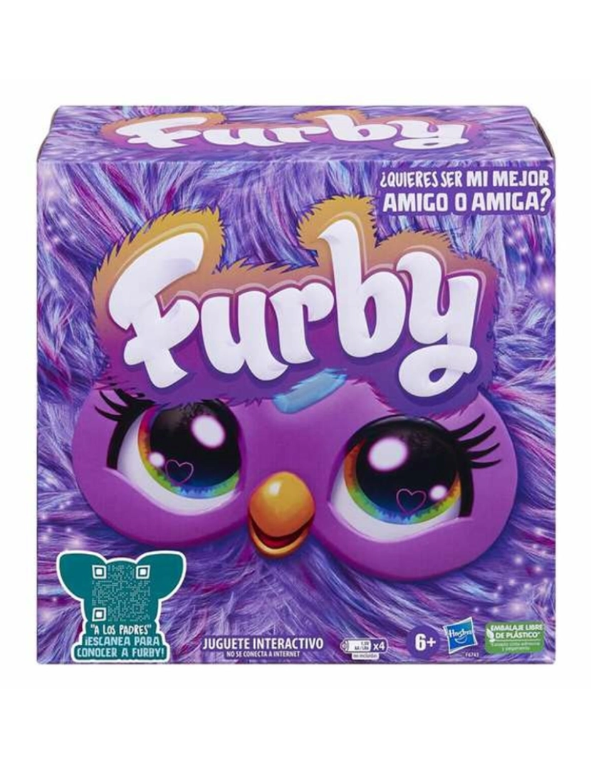 imagem de Peluche com Som Hasbro Furby 13 x 23 x 23 cm5