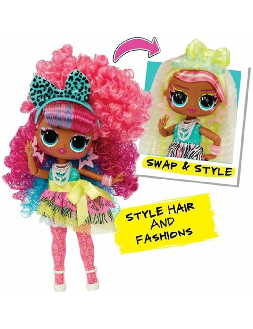 imagem de Boneca LOL Surprise! Tweens Swap Crimps Cora 17 cm5