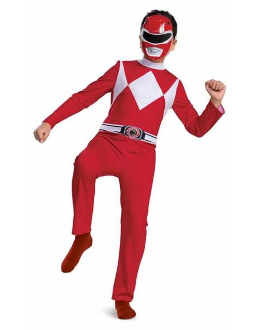 imagem de Fantasia para Crianças Power Rangers Mighty Morphin Basic Vermelho1