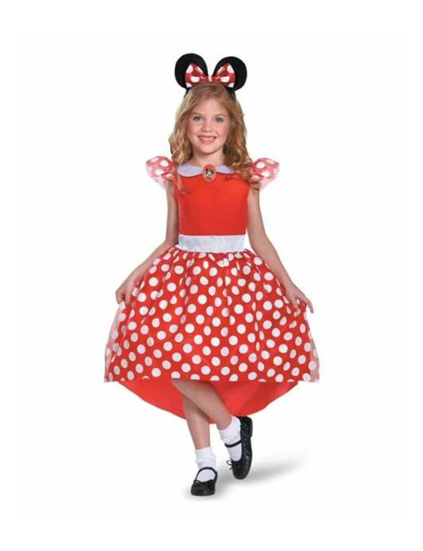 imagem de Fantasia para Crianças Minnie Vermelho1