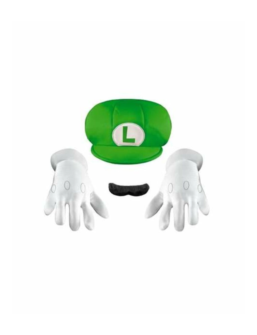 imagem de Acessório para Fantasia Super Mario Kit Luigi 4 Peças1