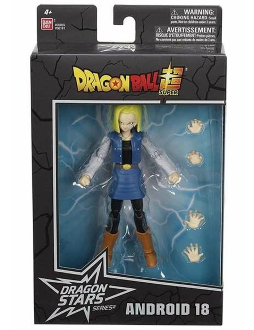 imagem de Figura articulada Dragon Ball Androide 18 17 cm3