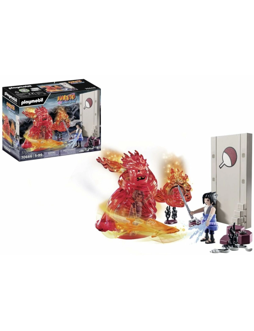 imagem de Playset Playmobil 70666 Sasuke vs Itachi 37 Peças3