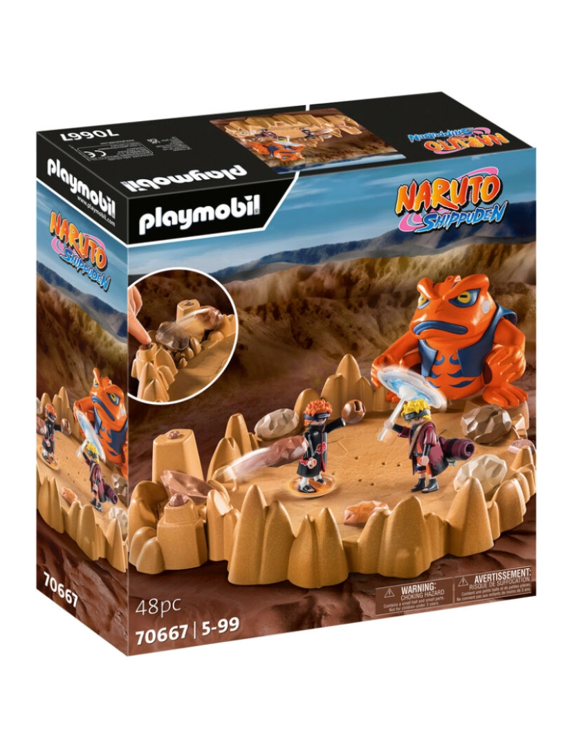 imagem de Playset Playmobil 70667 Naruto vs. Pain 48 Peças1