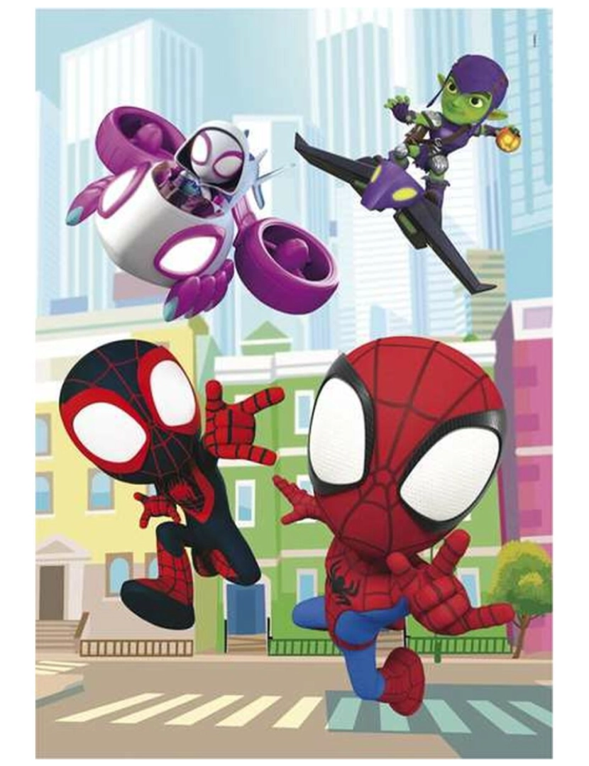 imagem de Puzzle Infantil Spidey His Amazing Friends 60 Peças Maxi5