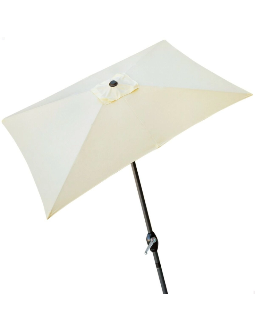 imagem de Parasol Aktive 300 x 245 x 200 cm Aço Alumínio Creme1