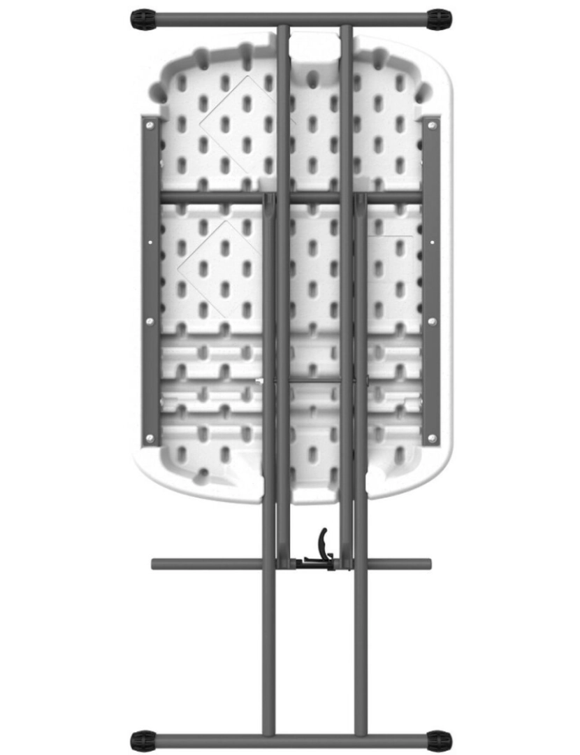 imagem de Mesa de apoio Lifetime Branco 66 x 71 x 46 cm Aço HDPE2