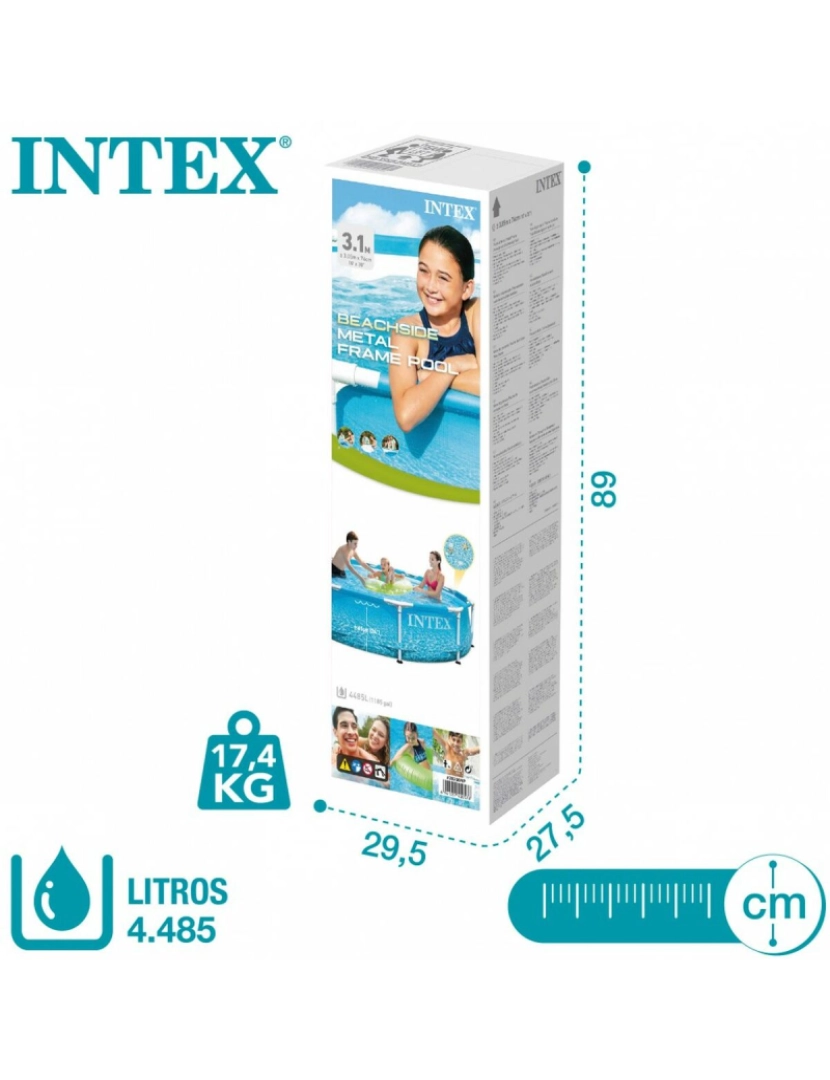 imagem de Piscina Desmontável Intex 305 x 76 x 305 cm5