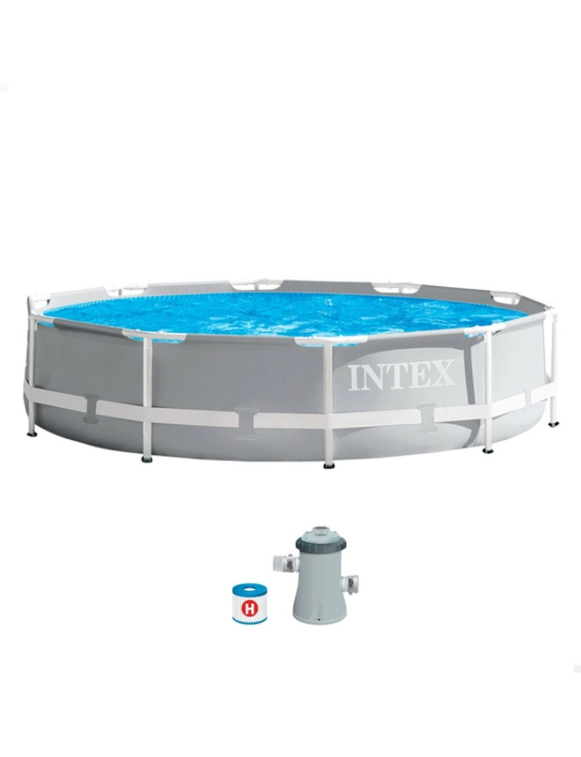 Intex - Piscina Desmontável Intex Prism Frame 26702NP 305 x 76 x 305 cm