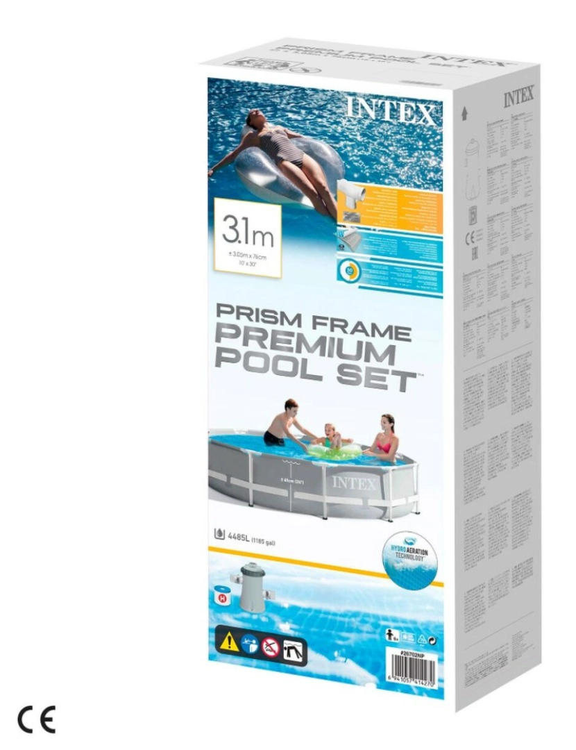 imagem de Piscina Desmontável Intex Prism Frame 26702NP 305 x 76 x 305 cm4