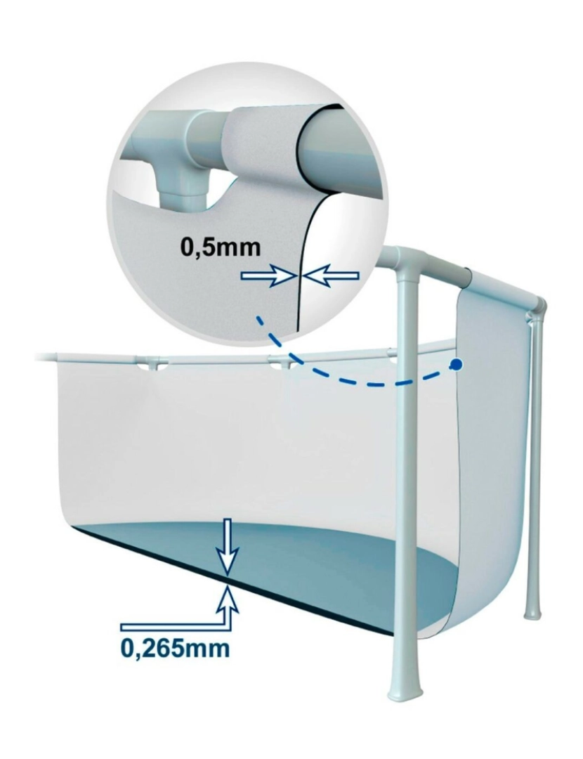 imagem de Piscina Desmontável Intex Prism Frame 26702NP 305 x 76 x 305 cm5