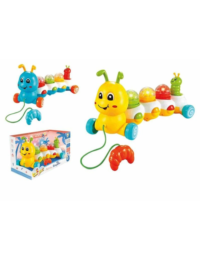 Bigbuy Kids - Drag toy Minhoca 32 x 12 cm