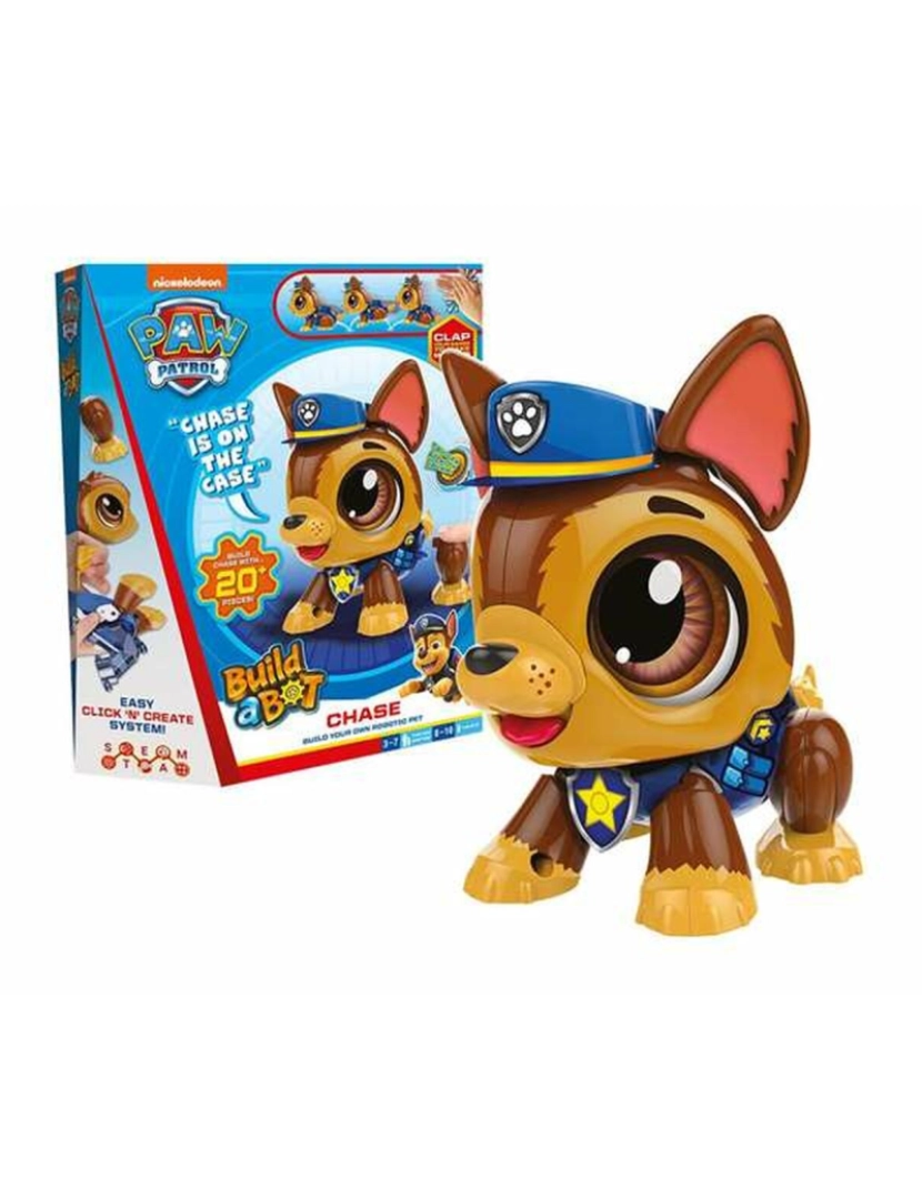 The Paw Patrol - Robot interativo The Paw Patrol Build a Bot Chase