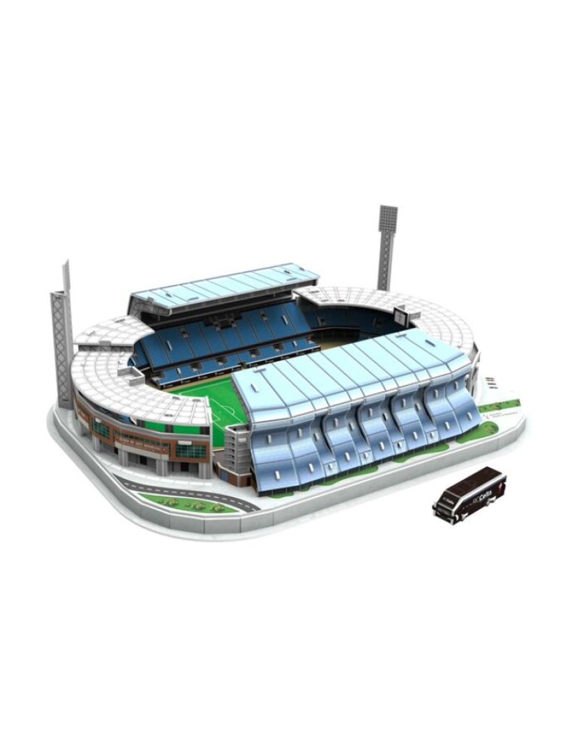 imagem de Puzzle 3D Bandai Abanca Balaídos RC Celta de Vigo Estádio Futebol2