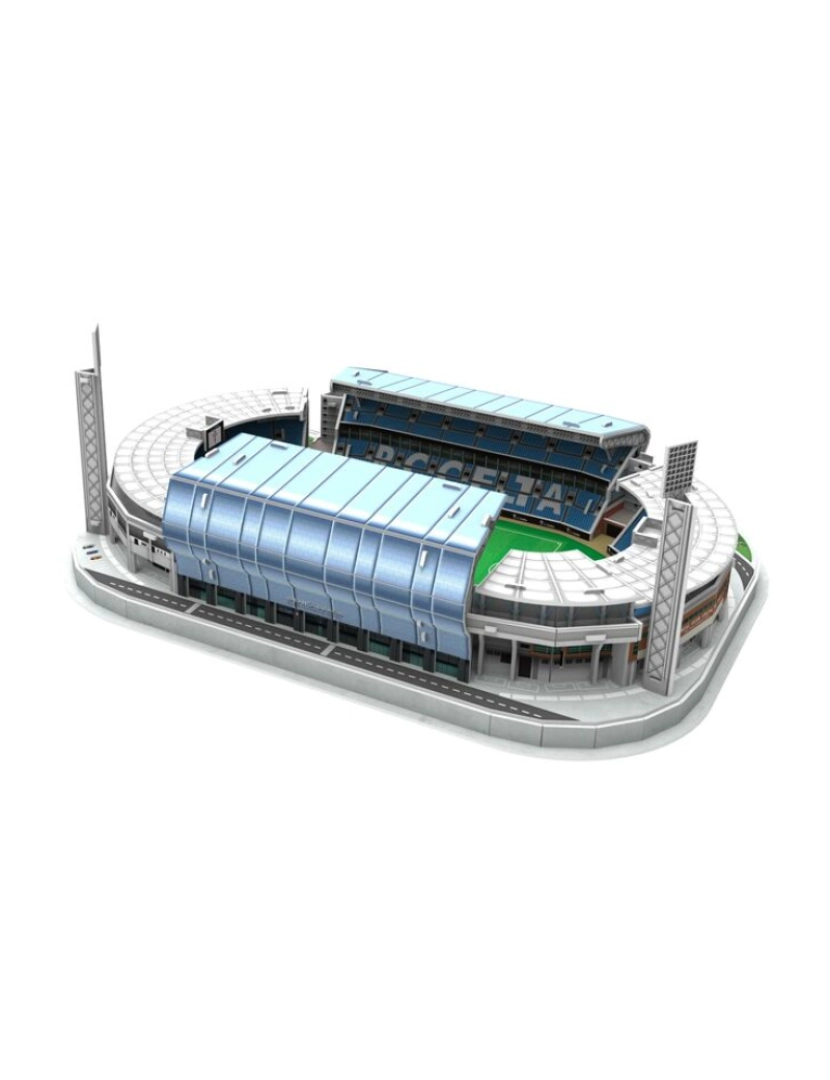 imagem de Puzzle 3D Bandai Abanca Balaídos RC Celta de Vigo Estádio Futebol3