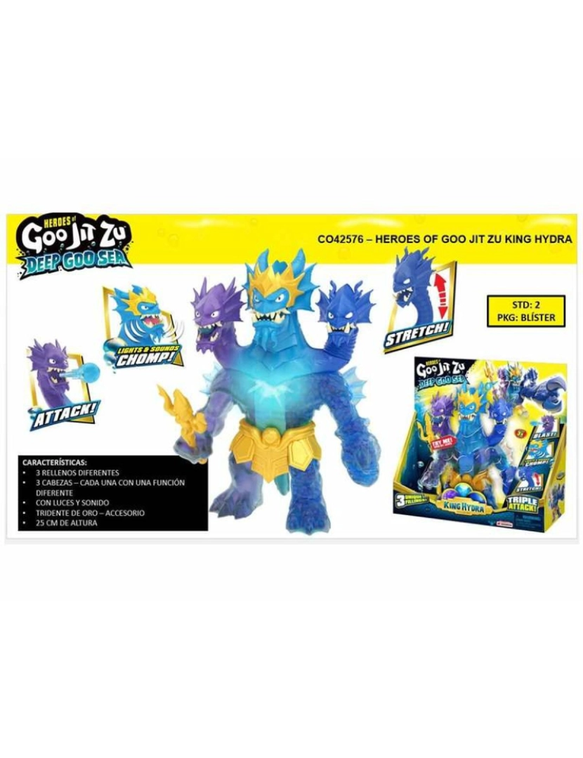 imagem de Figuras de Ação Bandai Goo Jit Zu King Hydra 25 cm2