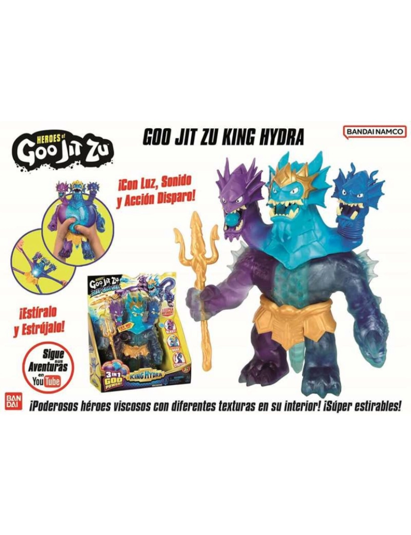 imagem de Figuras de Ação Bandai Goo Jit Zu King Hydra 25 cm3