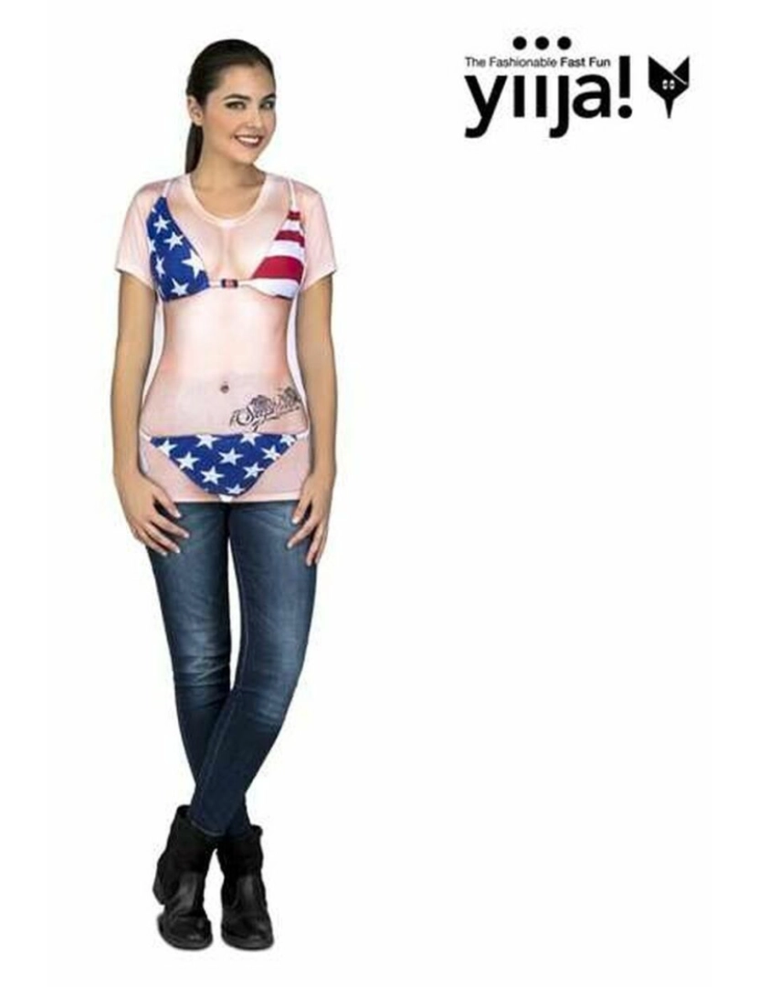 imagem de Fantasia para Adultos My Other Me American Girl T-shirt2