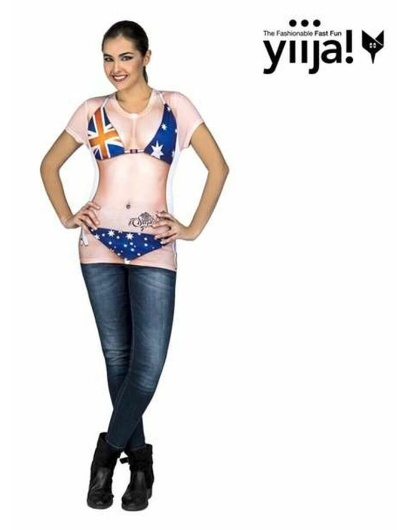 imagem de Fantasia para Adultos My Other Me Australian Girl T-shirt2