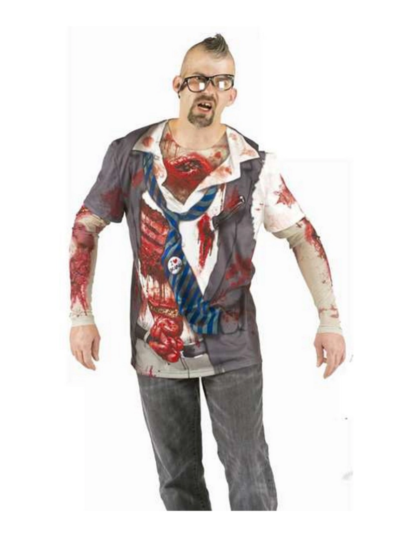 imagem de Fantasia para Adultos Limit Costumes Zombie T-shirt1