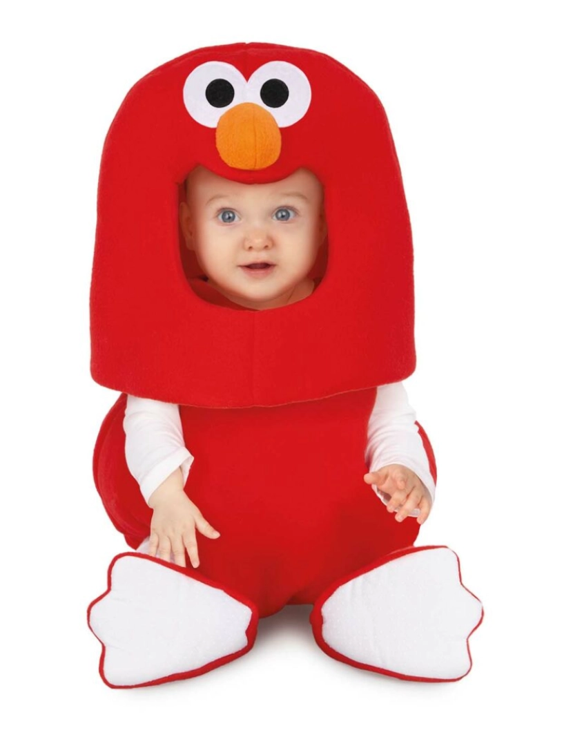 imagem de Fantasia para Bebés My Other Me Elmo Sesame Street Vermelho (3 Peças)1