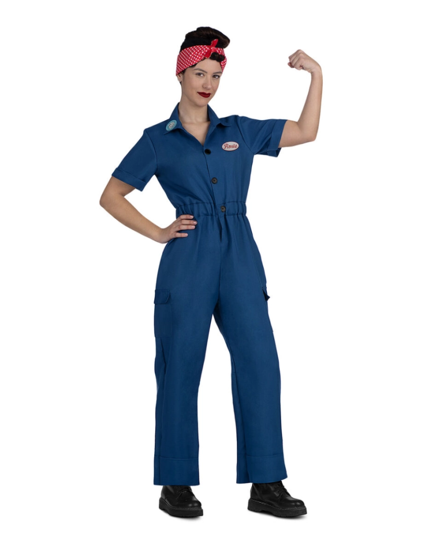 imagem de Fantasia para Adultos My Other Me Rosie the Riveter (3 Peças)1