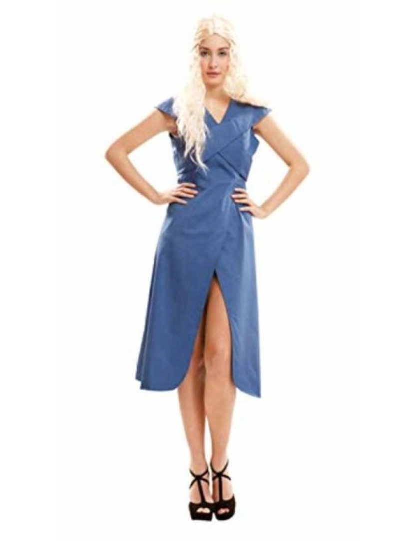 imagem de Fantasia para Adultos My Other Me Daenerys Azul Vestido2