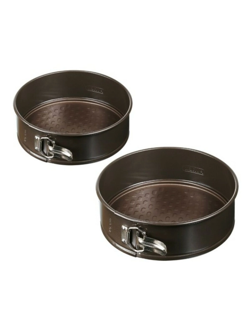 imagem de Conjunto de Moldes Desmontáveis Pyrex Asimetria Aço Galvanizado (20 + 26 cm) (2 pcs)1