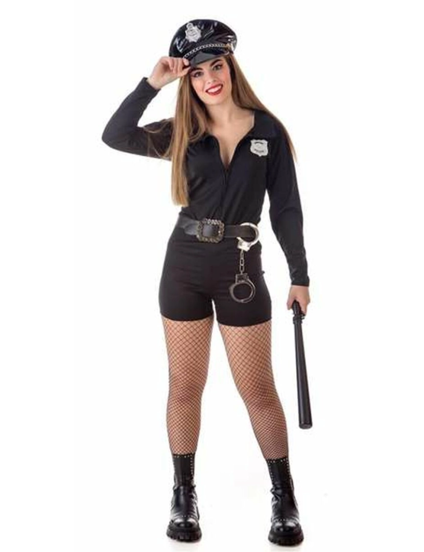 imagem de Fantasia para Adultos Polícia Sexy (4 Peças)3