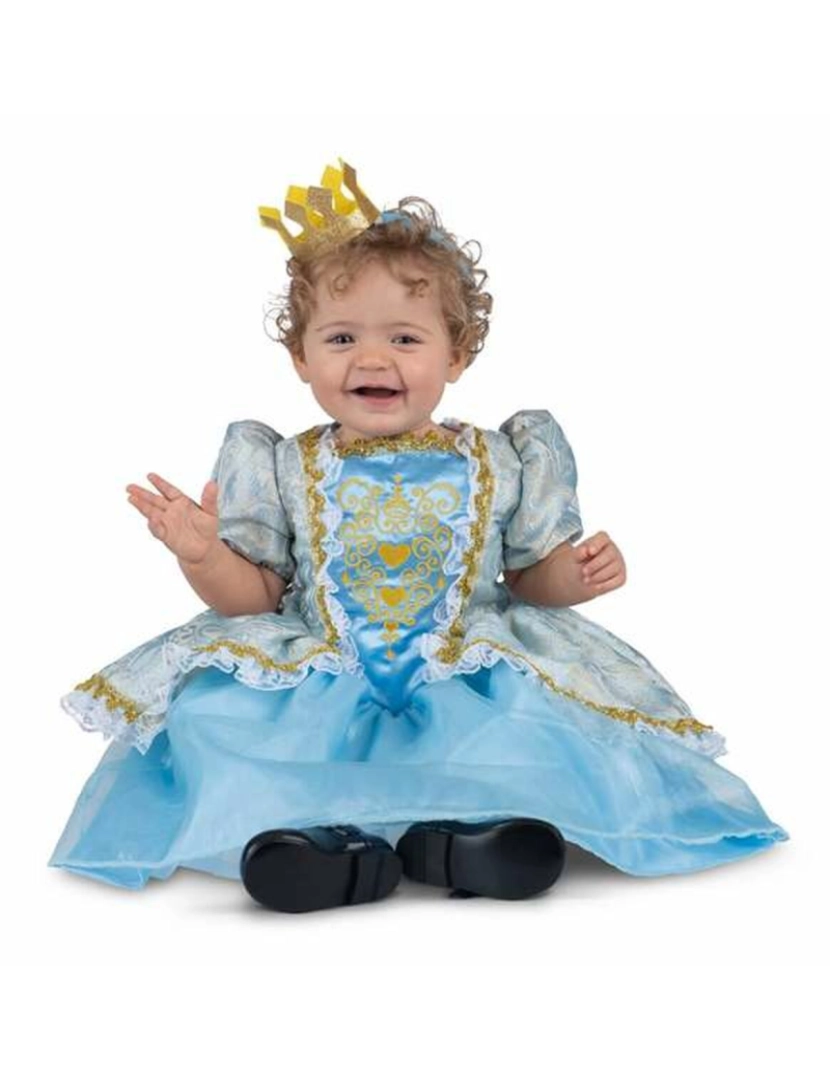 imagem de Fantasia para Bebés My Other Me Princesa de Conto 2 Peças Azul1