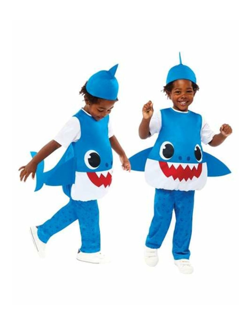 imagem de Fantasia para Crianças Baby Shark Azul 3 Peças1