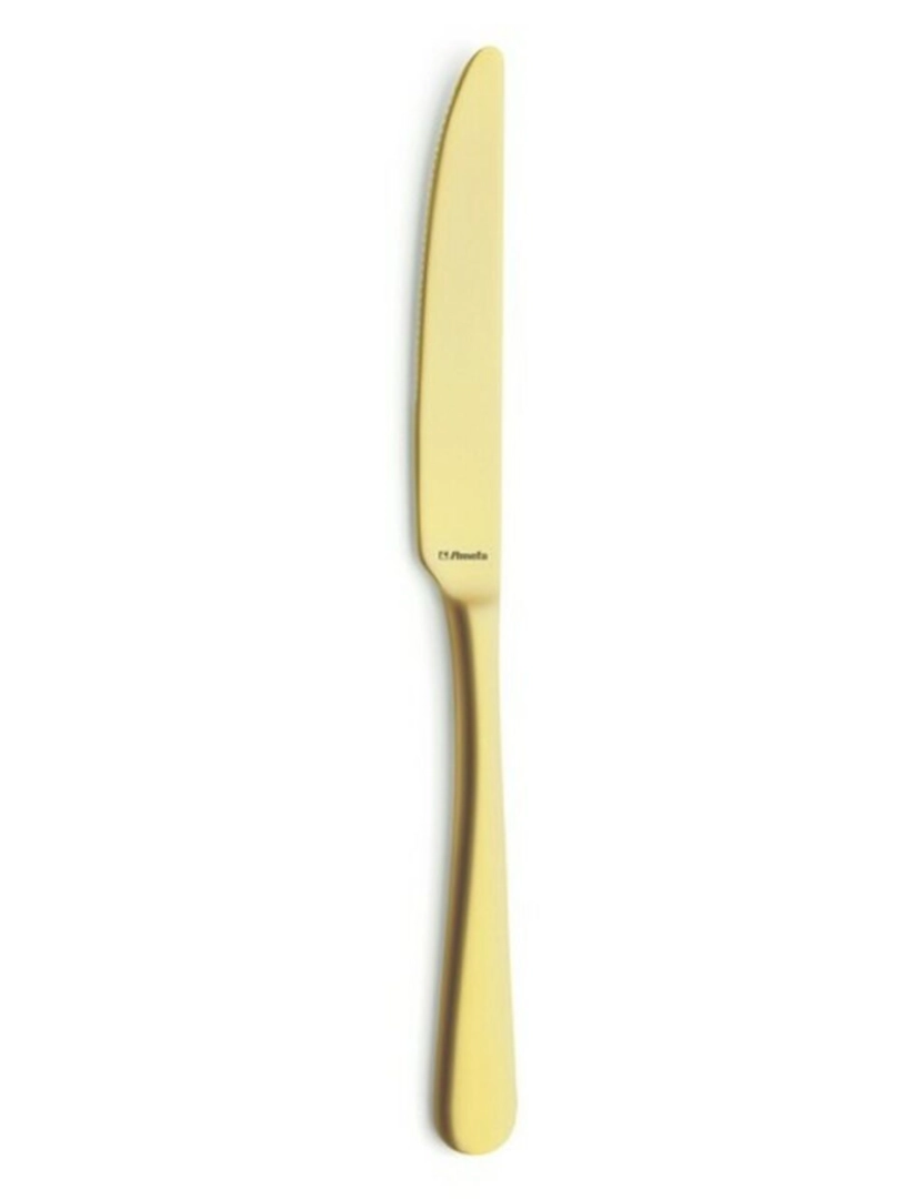Amefa - Faca de mesa Amefa Austin Dorado Dourado Metal 23,5 cm (12 Unidades)