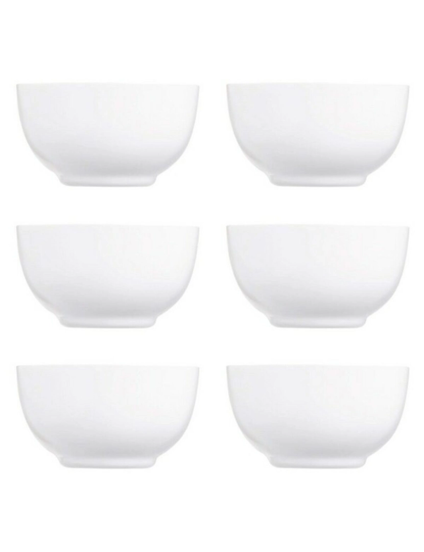 imagem de Conjunto de chávenas de chá Luminarc Diwali Branco 14,5 cm (6 Peças) (6 pcs)2