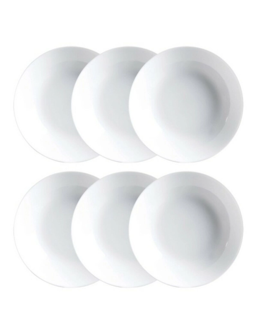 imagem de Conjunto de pratos Luminarc Diwali 6 pcs Branco Vidro5