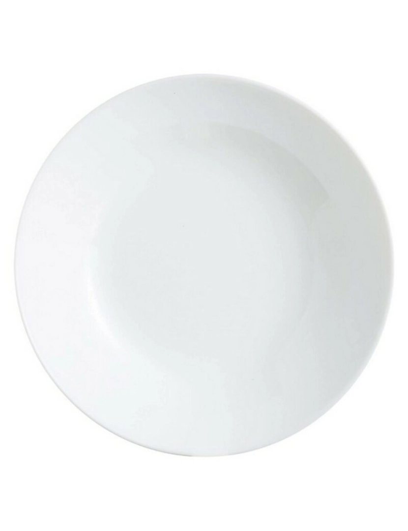 Arcopal - Conjunto de pratos Arcopal Zelie Branco Vidro (12 pcs)