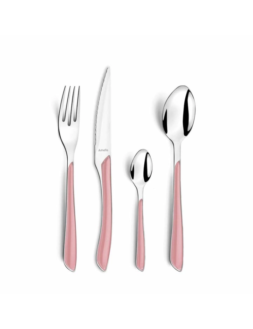 Amefa - Faqueiro Amefa Eclat Cor de Rosa Metal (24 pcs)