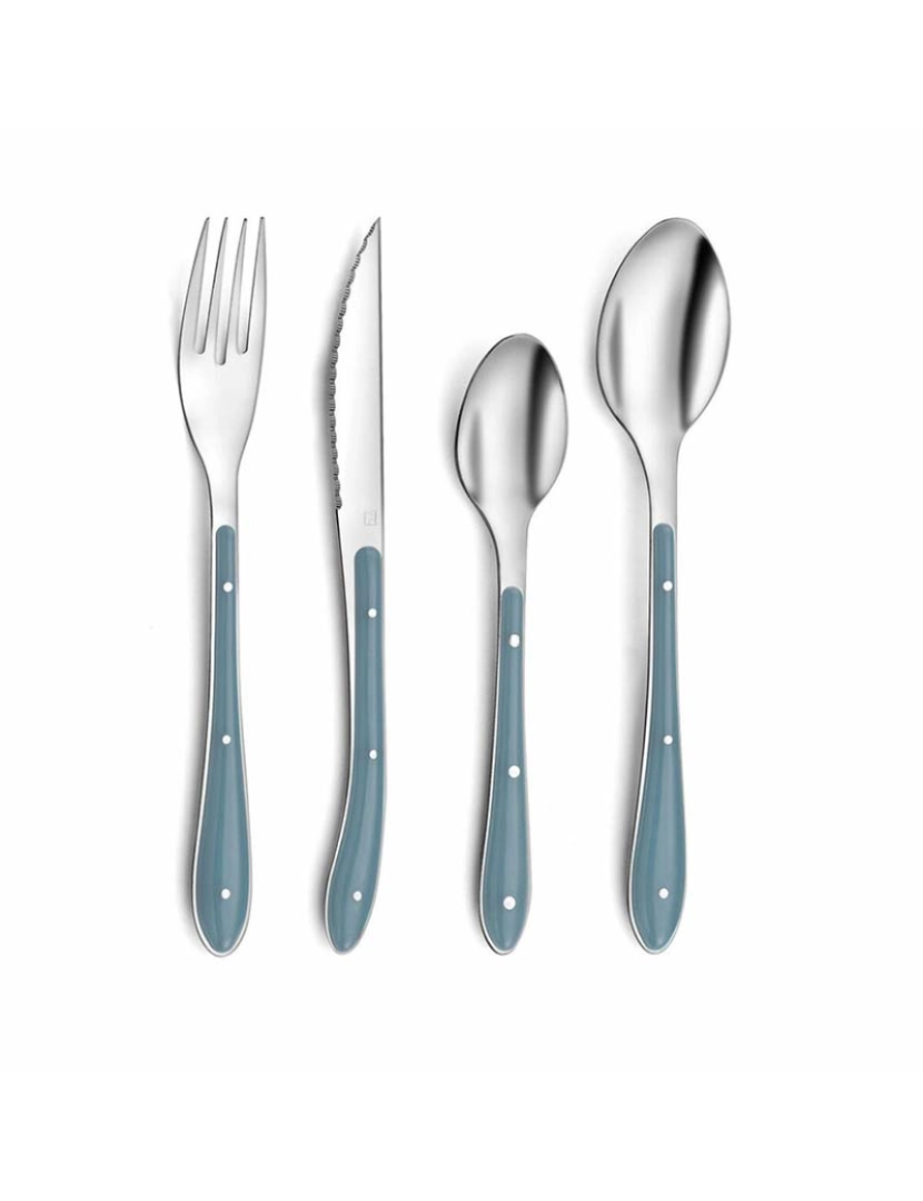 Amefa - Faqueiro Amefa Bistro Azul Metal (24 pcs)