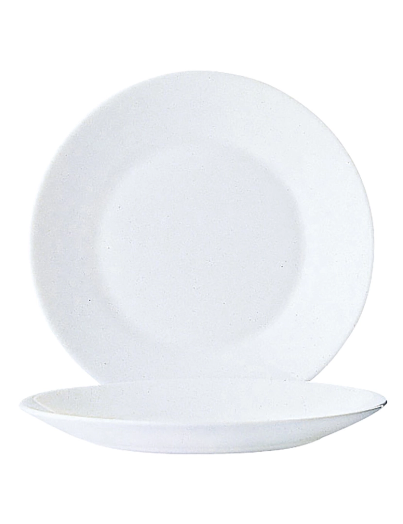 Arcoroc  - Conjunto de pratos Arcoroc Restaurant Pão Branco Vidro 6 Unidades (155 ml)
